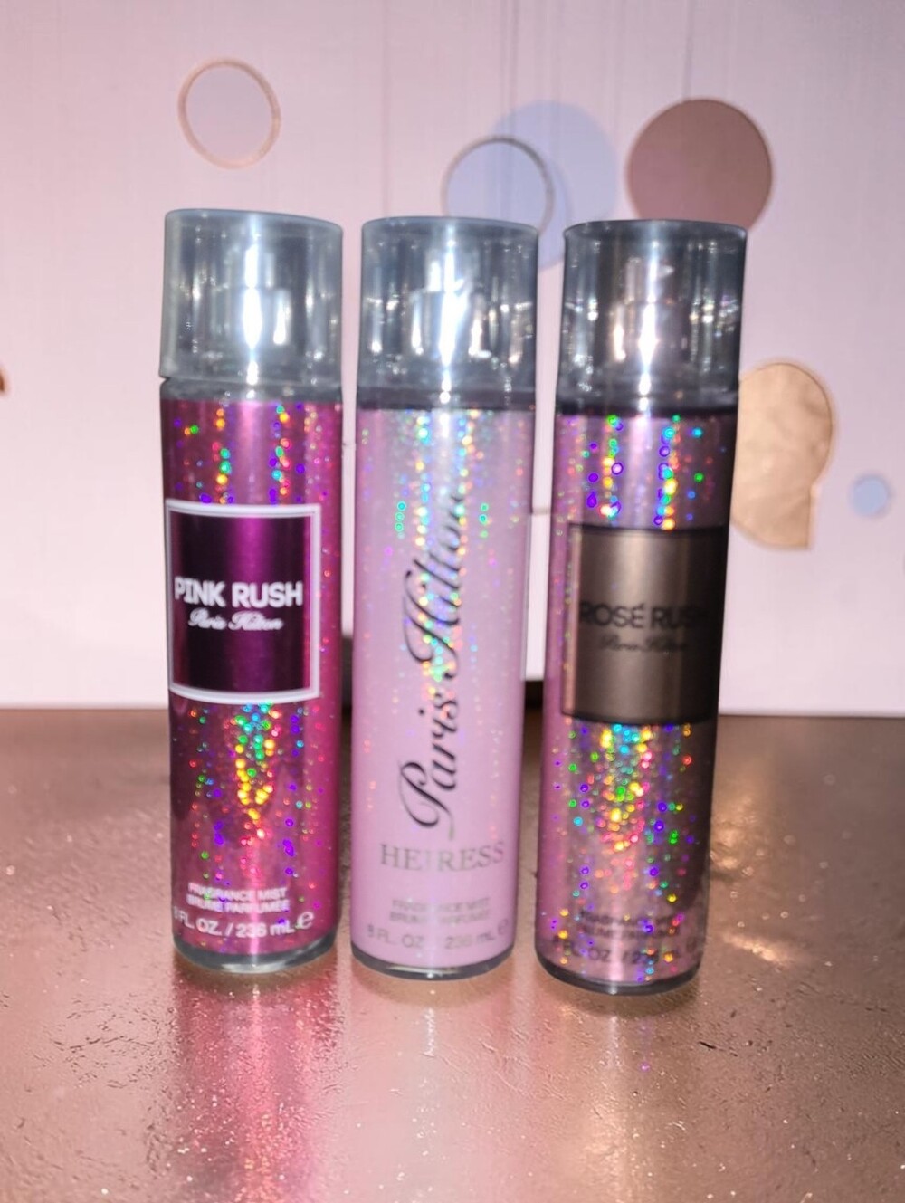 PARIS HILTON Body Mist Bundle - Pink Rush- Heiress - Rose Rush - Picture 1 of 6